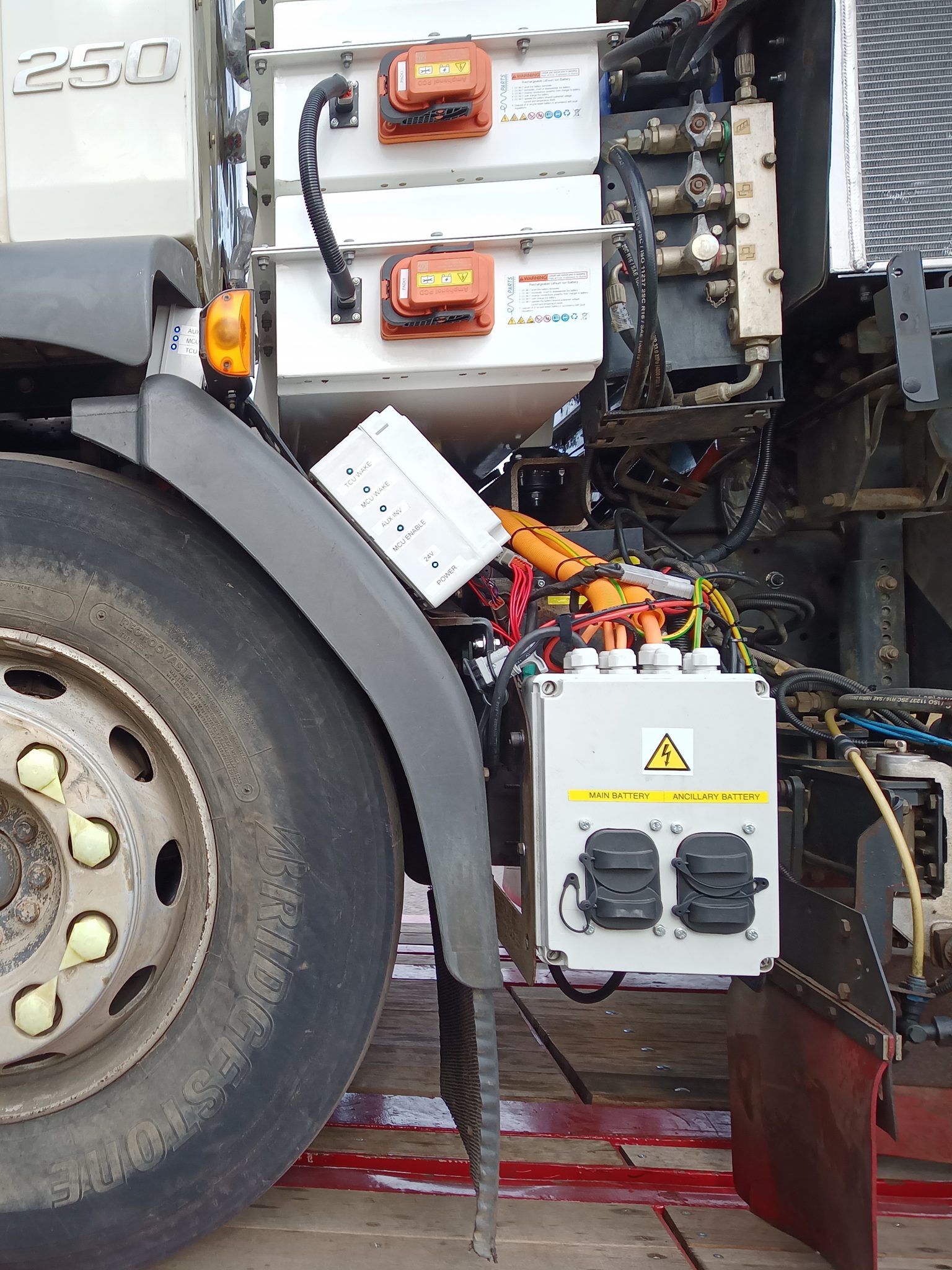 Electric Sweeper Charge Inlets